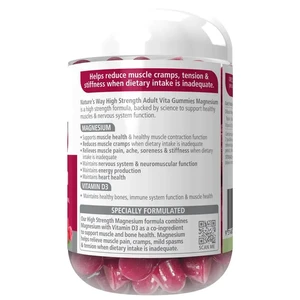 (PRE ORDER) Nature's Way Extra Strength Magnesium Gummies 60 Pack shelf life 2yrs